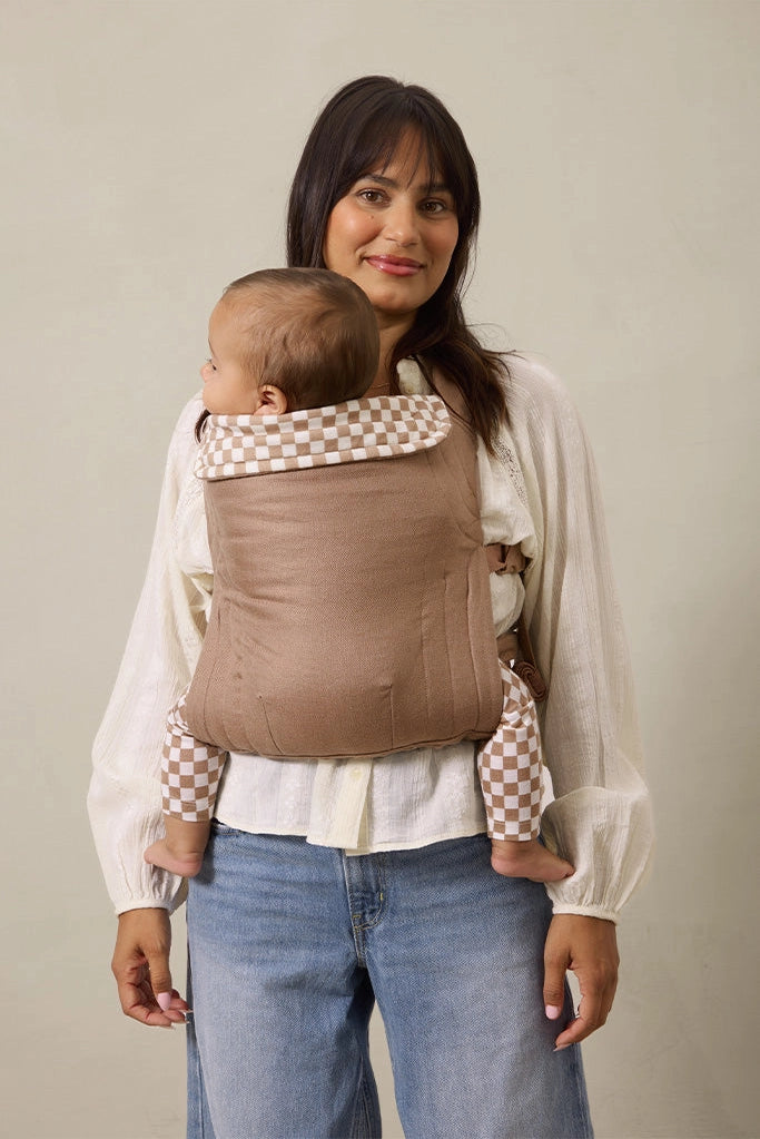 Almondine Chequer Buckle Carrier