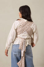 Almondine Chequer Baby Wrap