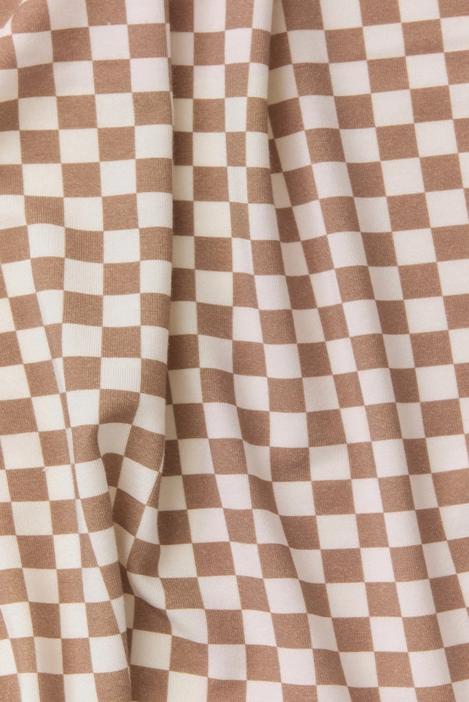 Almondine Chequer Baby Wrap