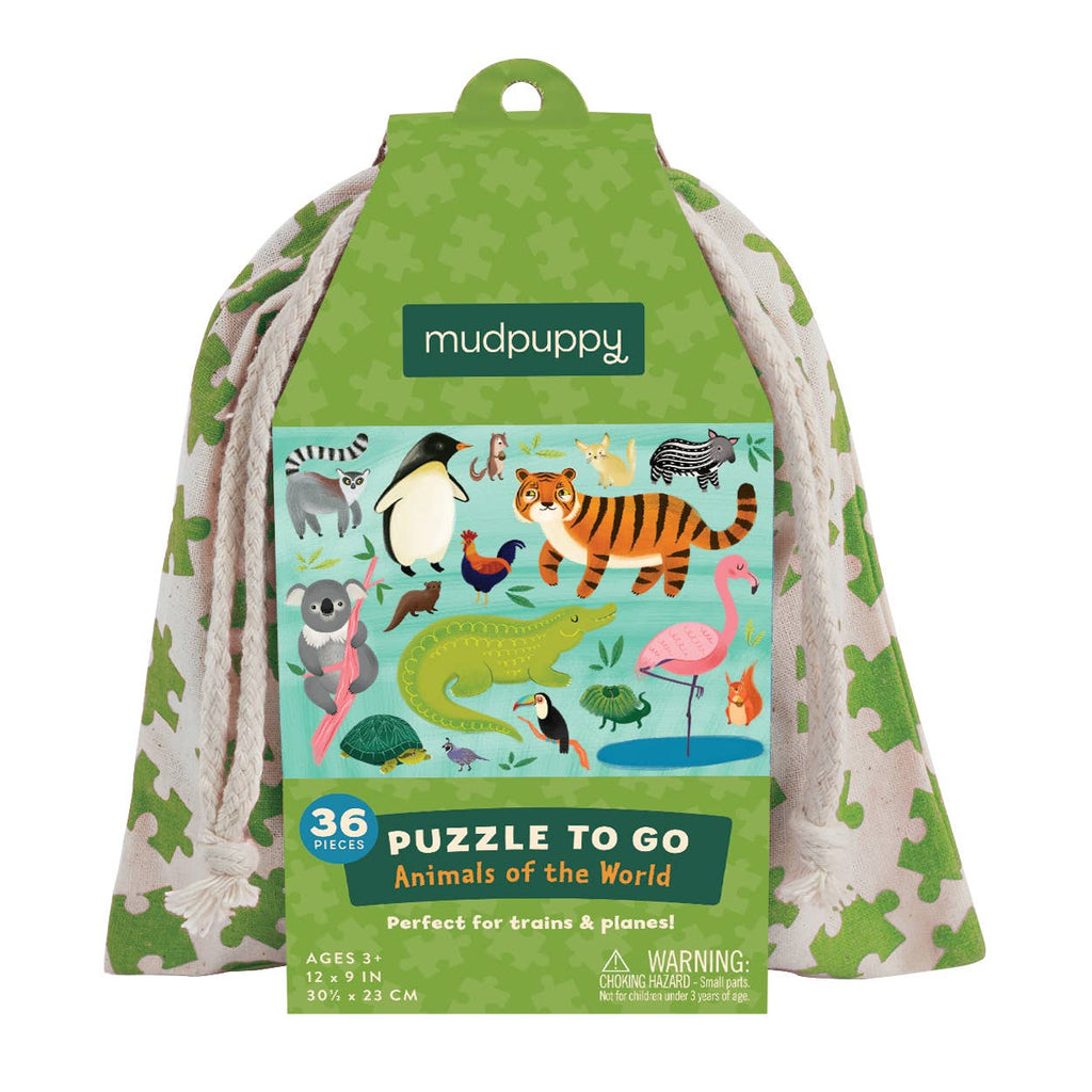 Animals of the World Puzzle To Go - 36 Pieces