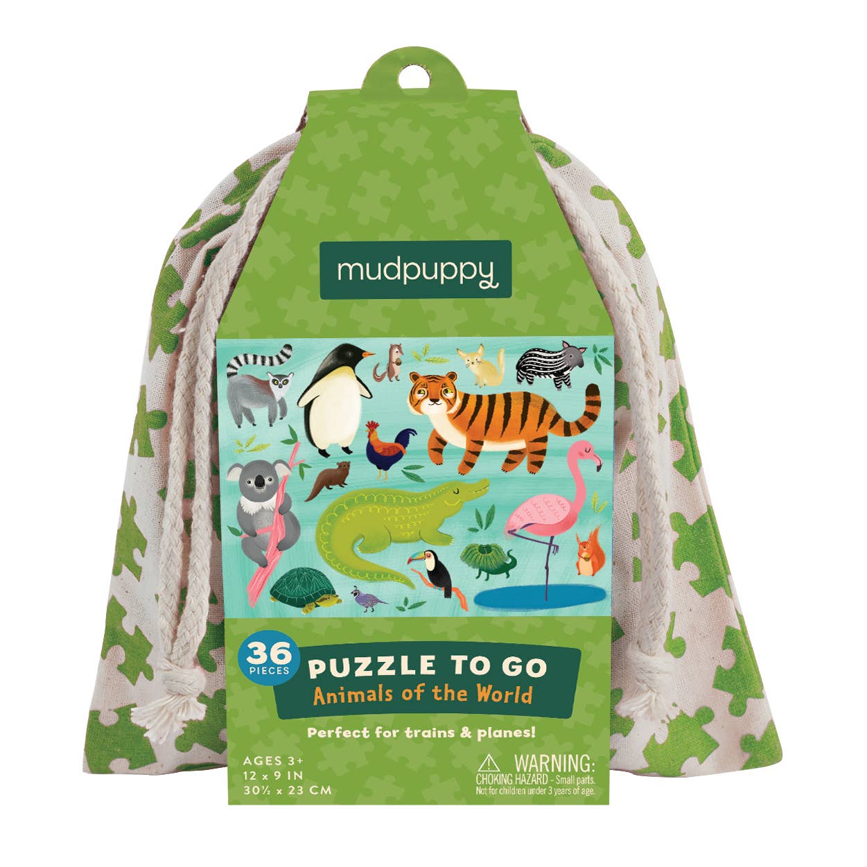 Animals of the World Puzzle To Go - 36 Pieces