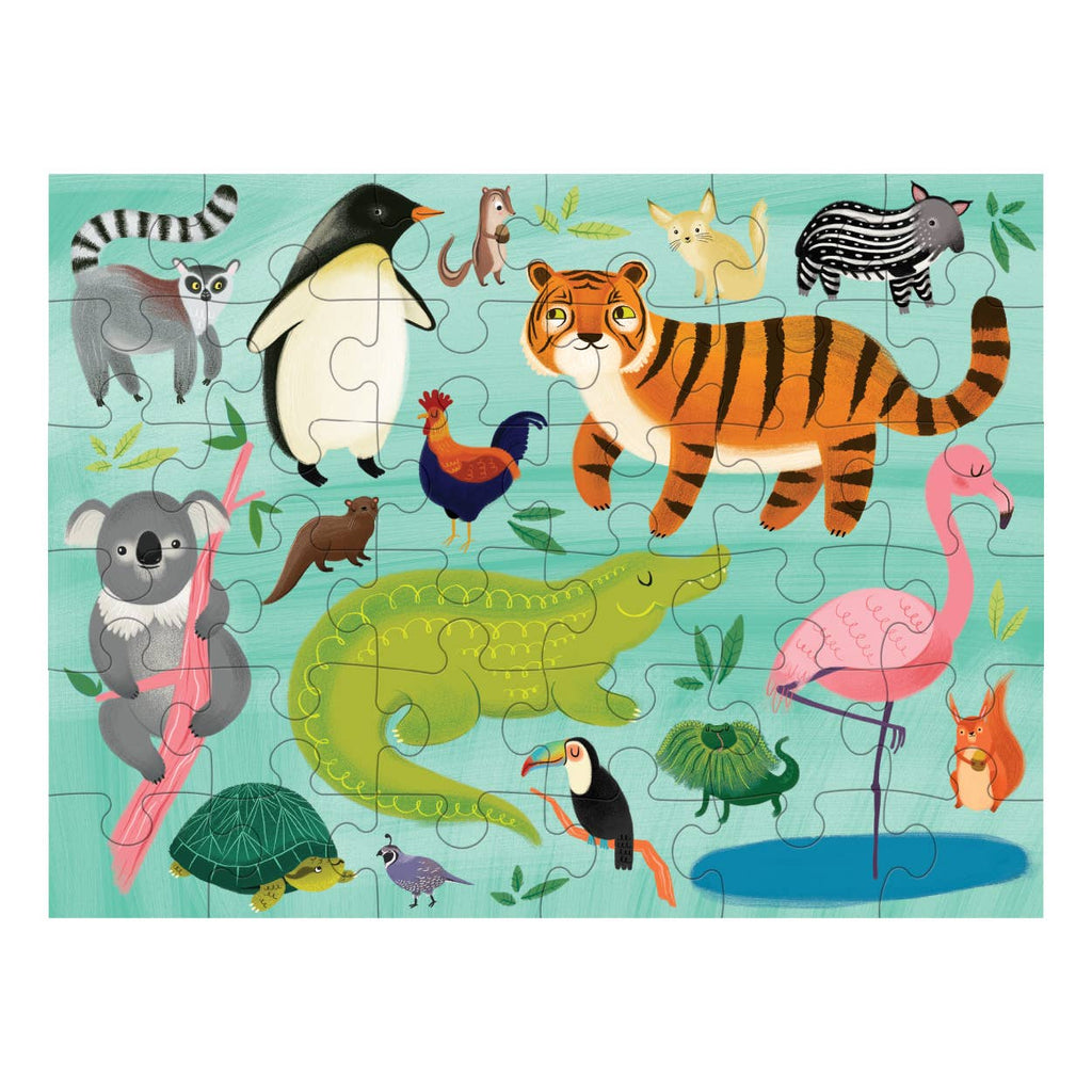 Animals of the World Puzzle To Go - 36 Pieces