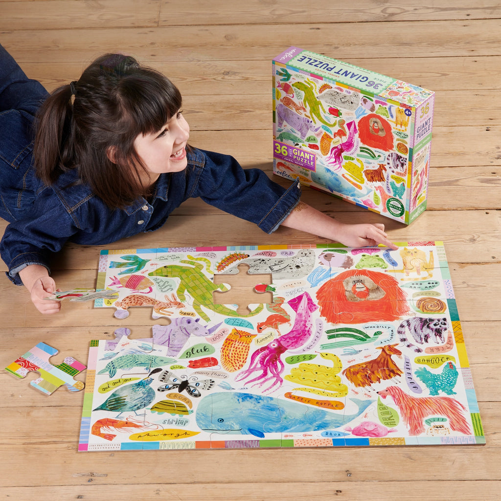 Animal Voice 36 Piece Giant Puzzle