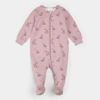LunaKnit Fall Fawns Zipper Footie