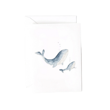 Baby Whale Mini Notecard