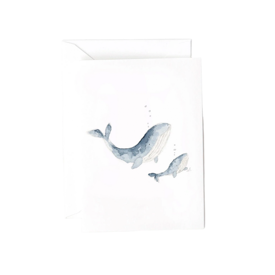 Baby Whale Mini Notecard
