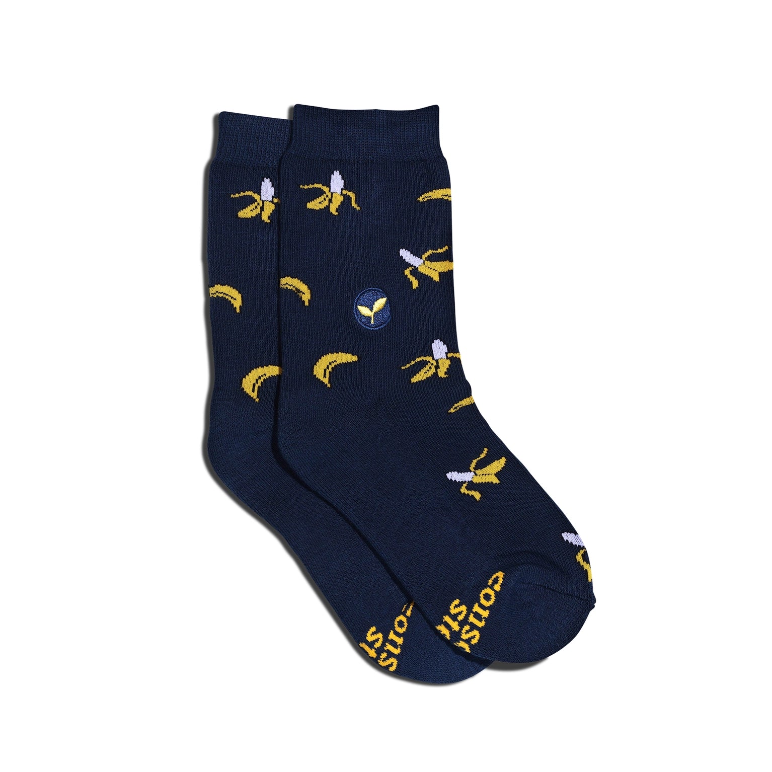 Socks That Plant Trees - Navy Bananas