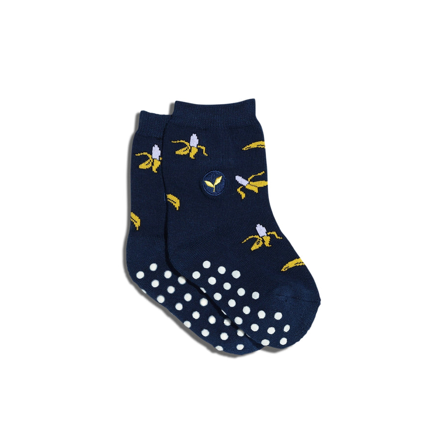 Socks That Plant Trees - Navy Bananas
