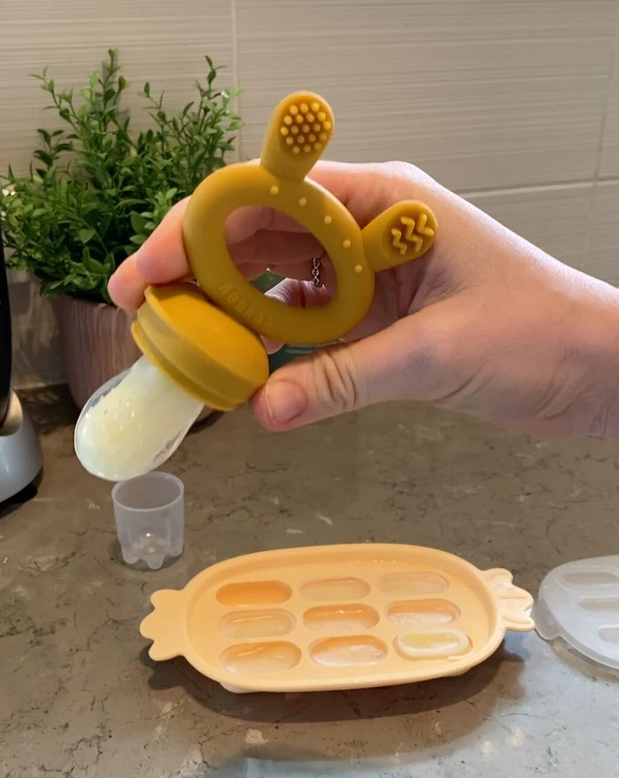Haakaa Silicone Nibble Tray - Banana