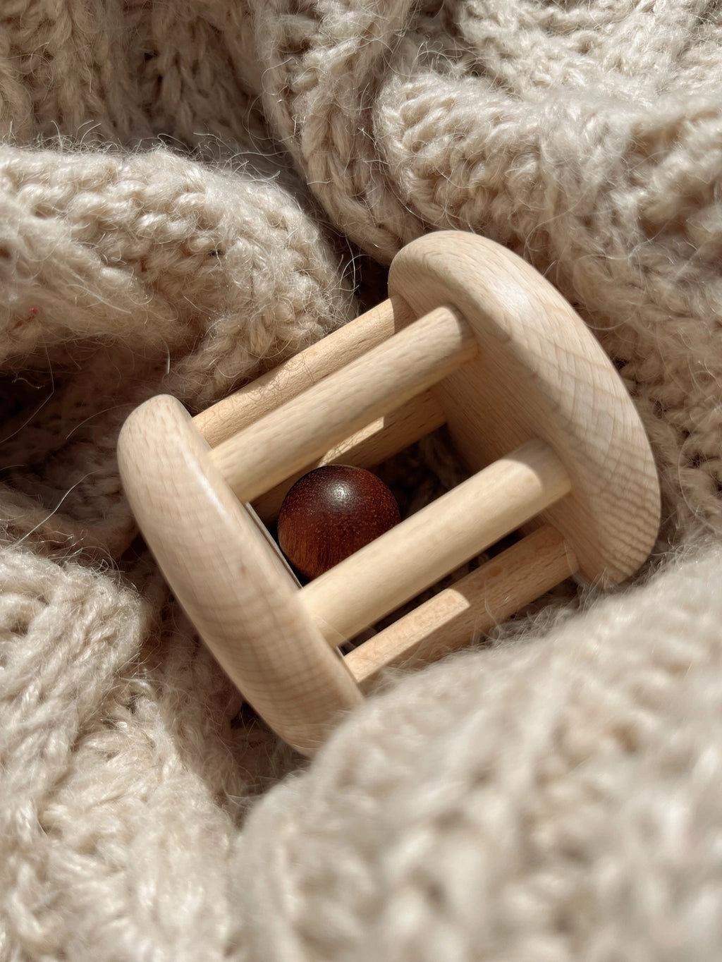 Wooden Baby Bell Cylinder