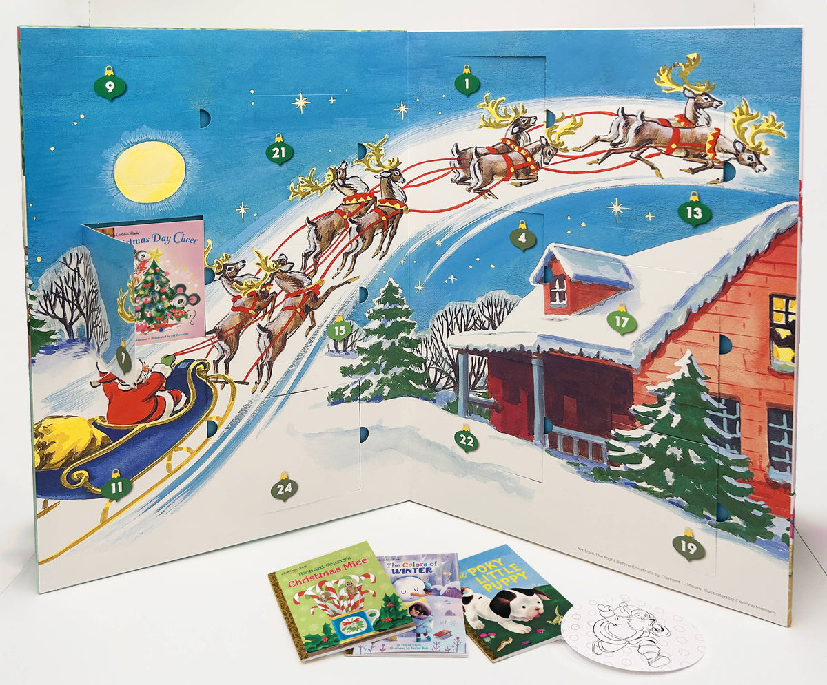 Little Golden Books Advent Calendar: Countdown to Christmas