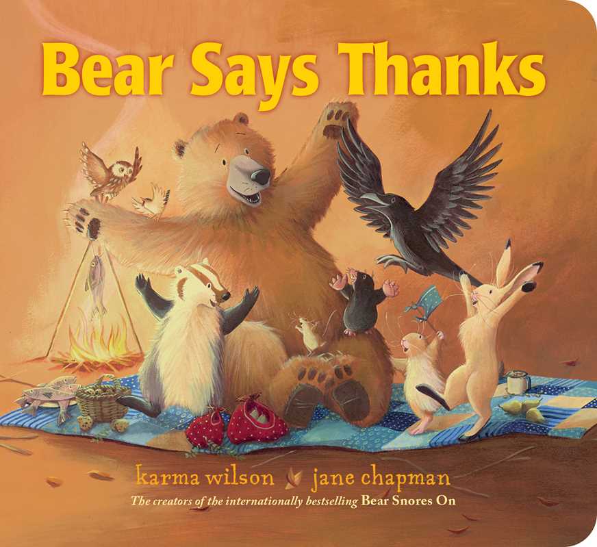 Bear Says Thanks Board Book