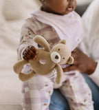 Organic Bear Plush Baby Rattle
