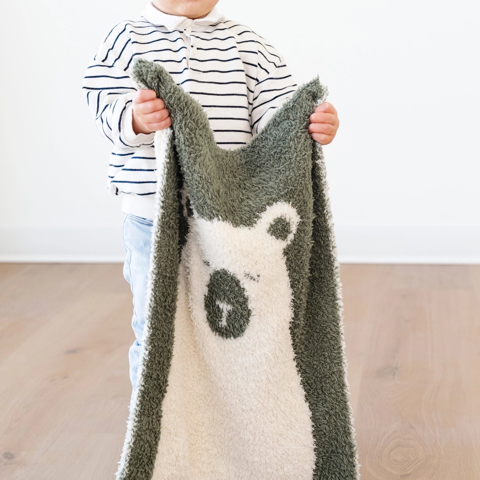 Bear Double-Layer Bamboni Receiving Blanket