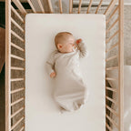 Merino Wool Baby Gown - Beige