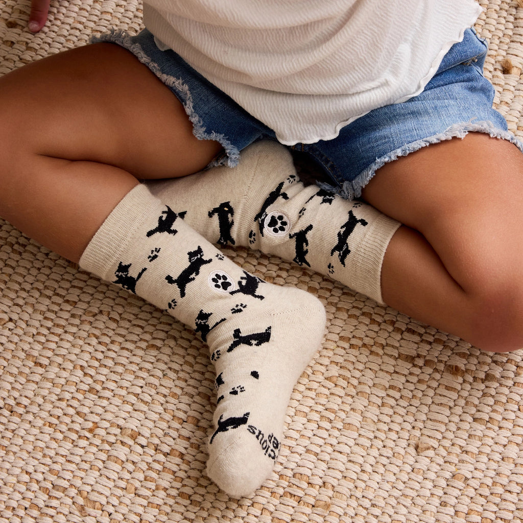Socks That Save Cats - Beige Cats
