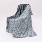 Bluebell Blossoms Ribbed Toddler Blanket