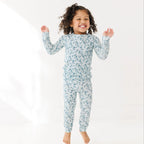 Bluebell Blossoms Ribbed Two-Piece Set
