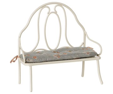 Miniature Vintage Bench - Off White
