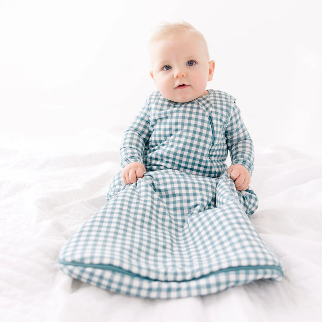 Blue Small Gingham Sleep Sack (1.0 TOG)