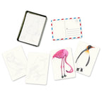 Birds Coloring Postcards - Set of 30