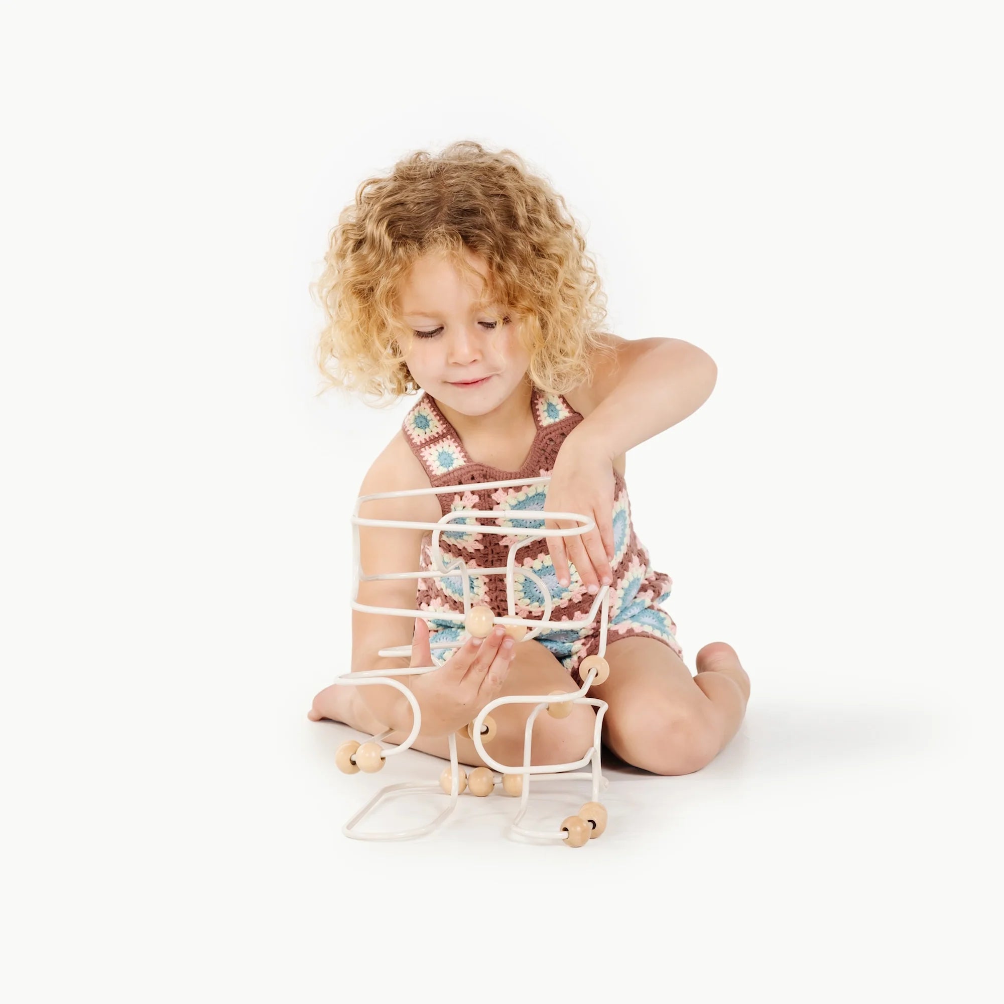 Ivory Square Bead Maze