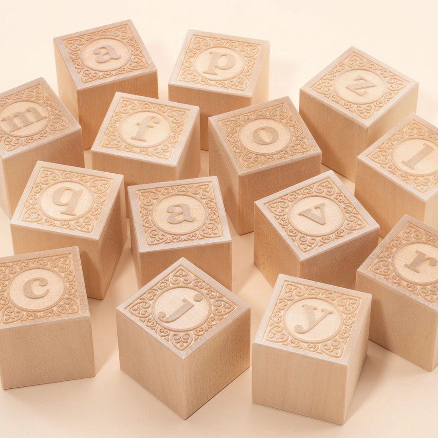 Alphablank Lowercase ABC Blocks