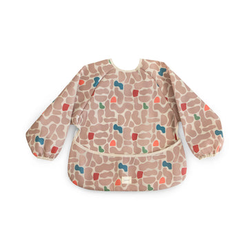 Long Sleeve Bib - Abstract Blob