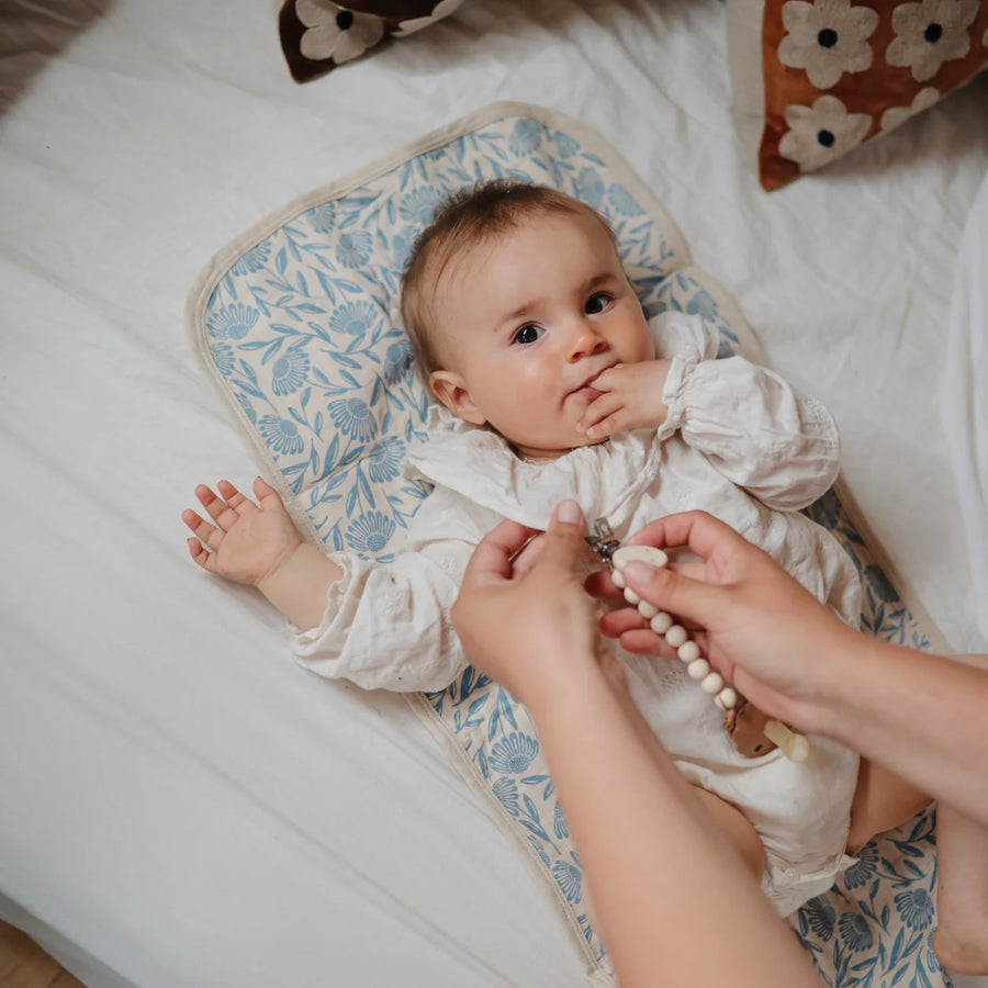 Changing Pad Liner (3 Pack) - Blue Flowers Combo