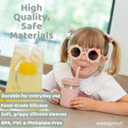 Stainless Steel Kids Cups - Matte Blue/Green