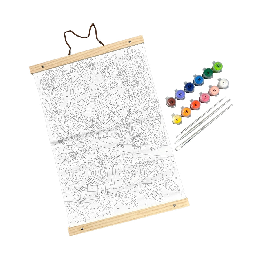 Paintology Paint by Number Kit - Blue Birds