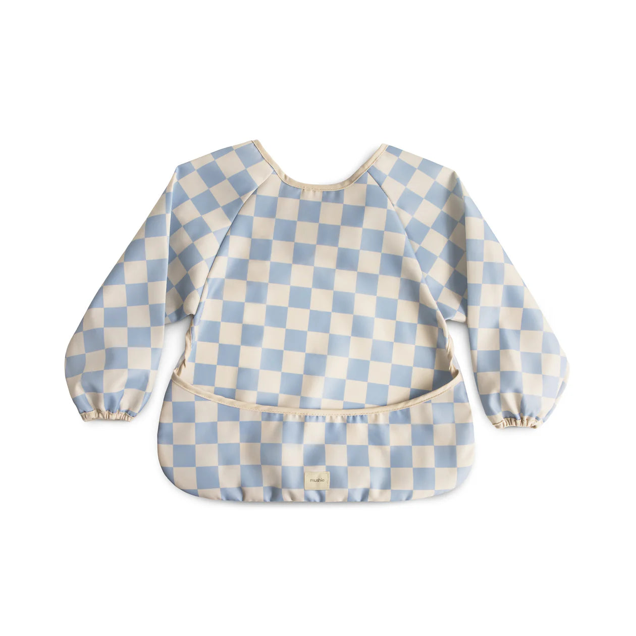 Long Sleeve Bib - Blue Check
