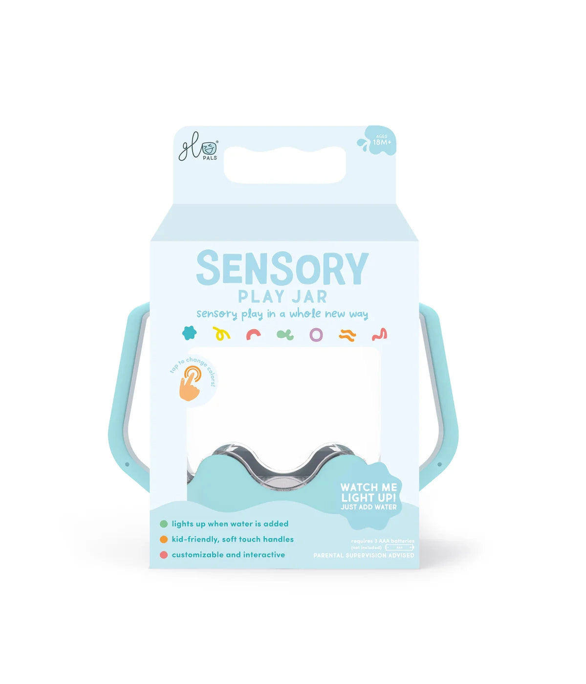 Sensory Play Jar - Frosty Blue