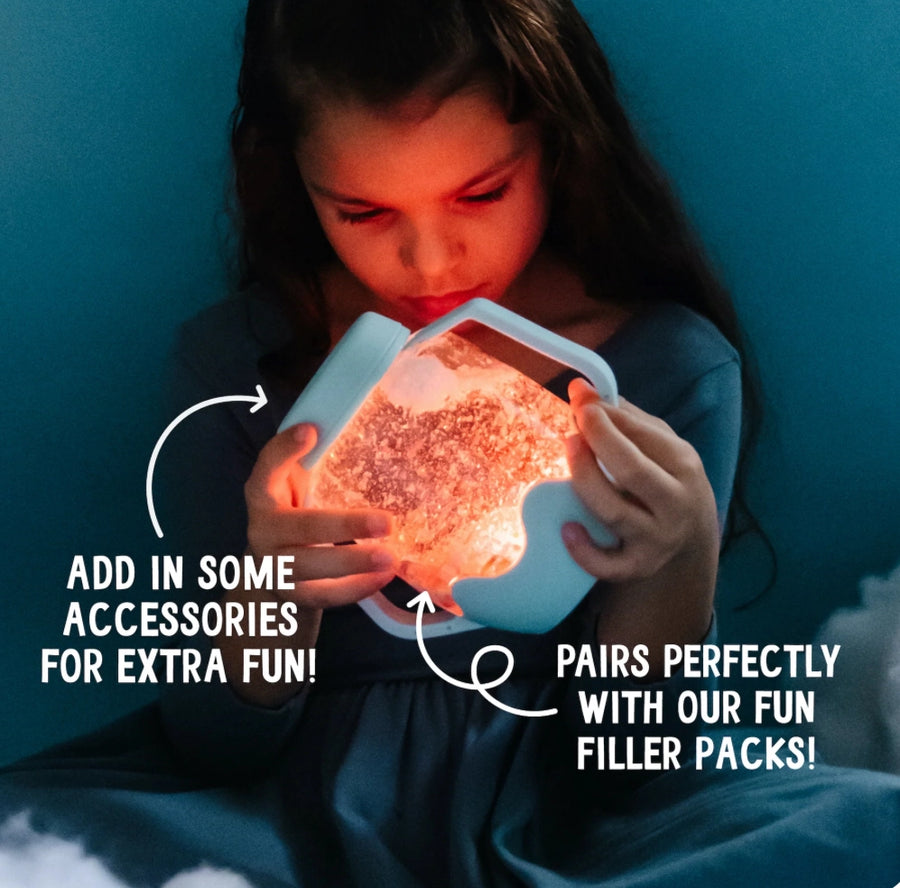 Sensory Play Jar - Frosty Blue