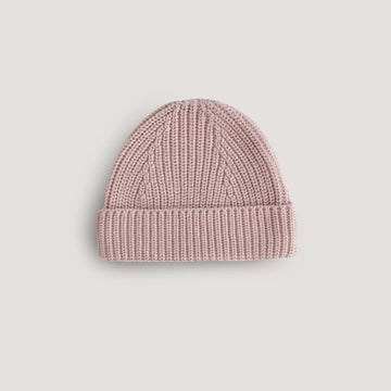 Blush Organic Cotton Chunky Knit Beanie