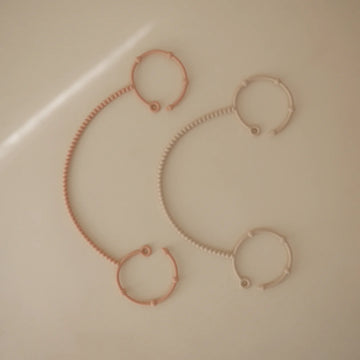 Adjustable Silicone Strap 2-Pack - Blush & Shifting Sand