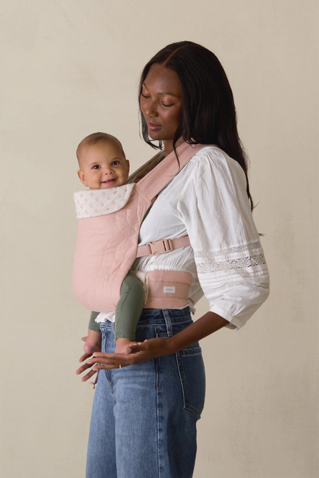 Blush Floret Buckle Carrier
