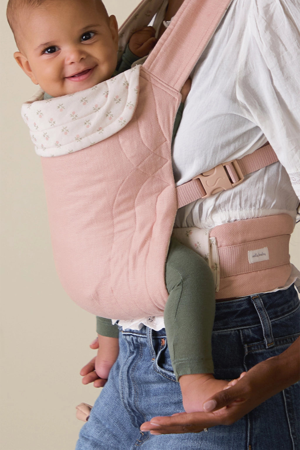 Blush Floret Buckle Carrier