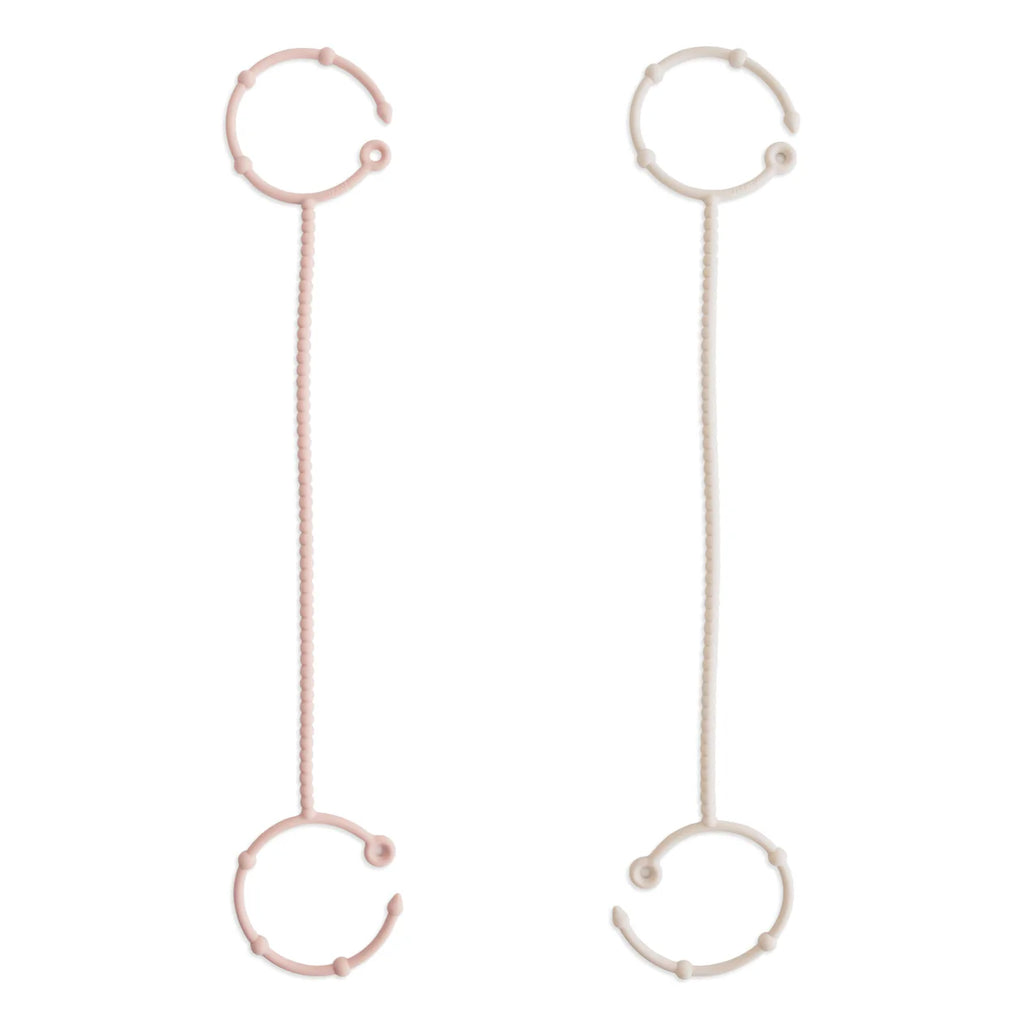 Adjustable Silicone Strap 2-Pack - Blush & Shifting Sand