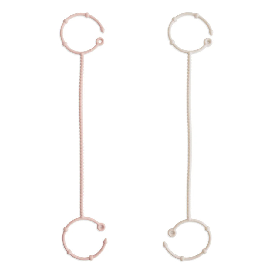 Adjustable Silicone Strap 2-Pack - Blush & Shifting Sand