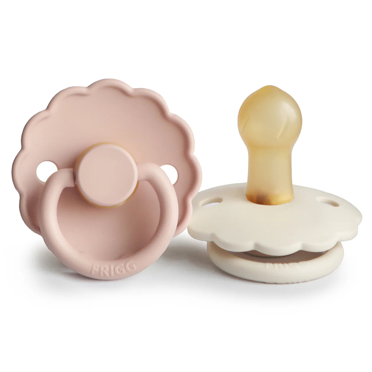 FRIGG Natural Rubber Pacifier 2-Pack: 0-6 Months