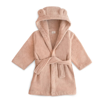 Organic Bear Robe - Blush