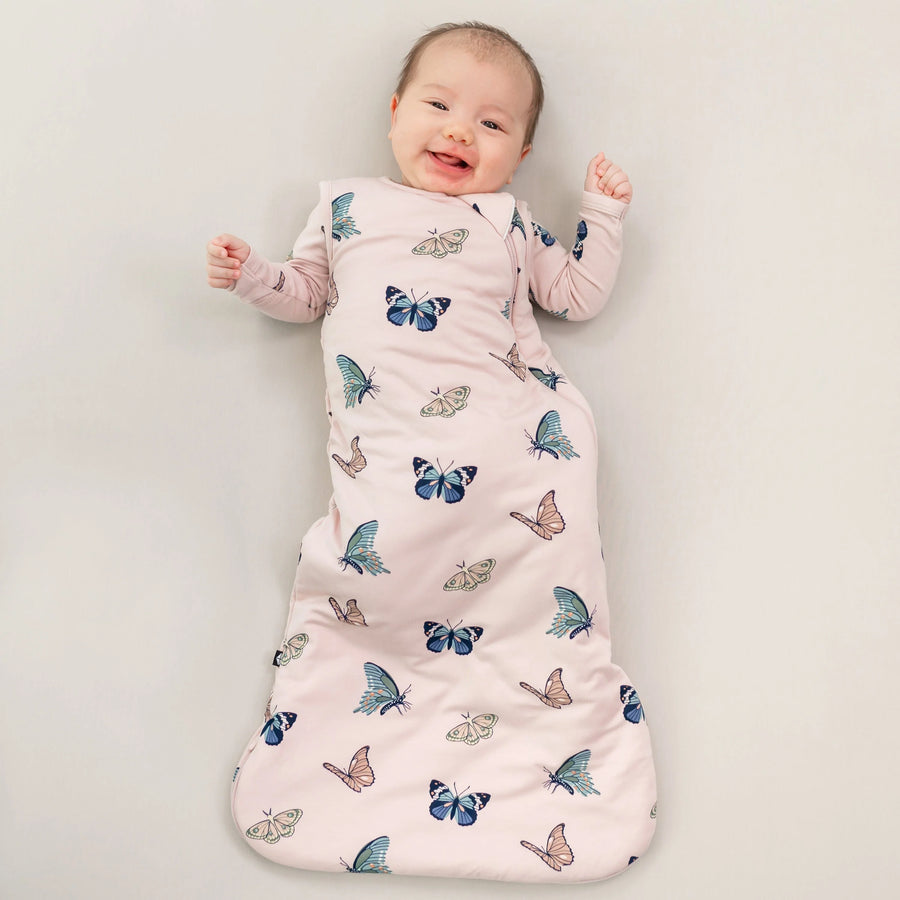 Blush Butterfly Bamboo Sleep Bag - 1.0 TOG