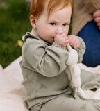 Organic Bunny Plush Baby Rattle