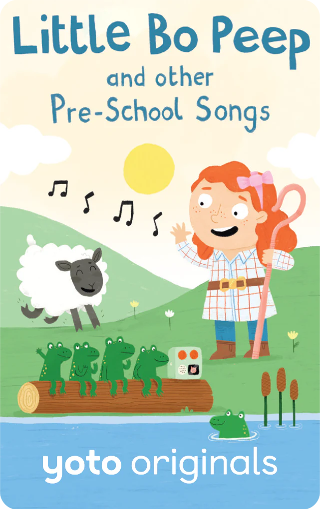 Little Bo Peep and other Pre-School Songs Yoto Card