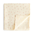 Organic Cotton Muslin Swaddle - Bows