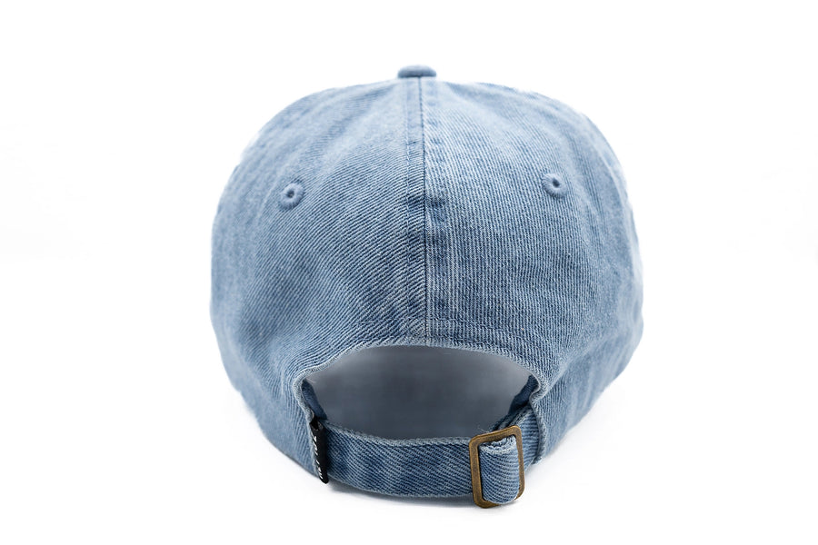 Denim Pink Bow Hat