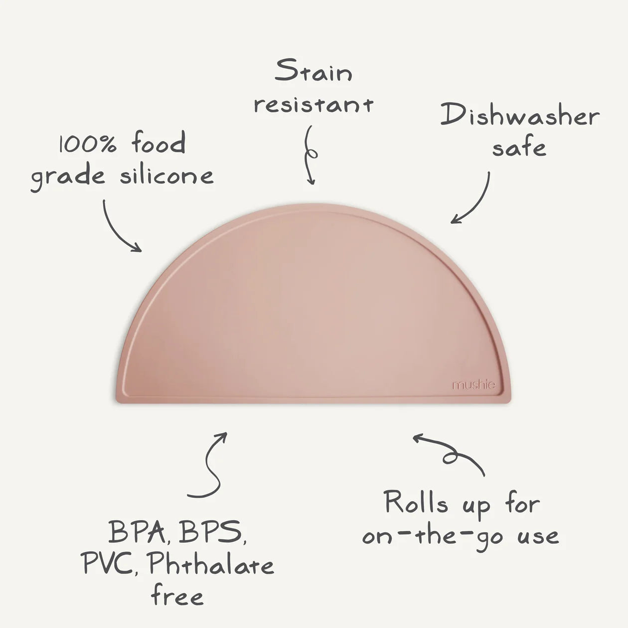 Silicone Place Mat - Smiley Face
