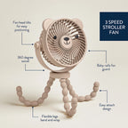 Itzy Breeze 3-Speed Stroller Fan™