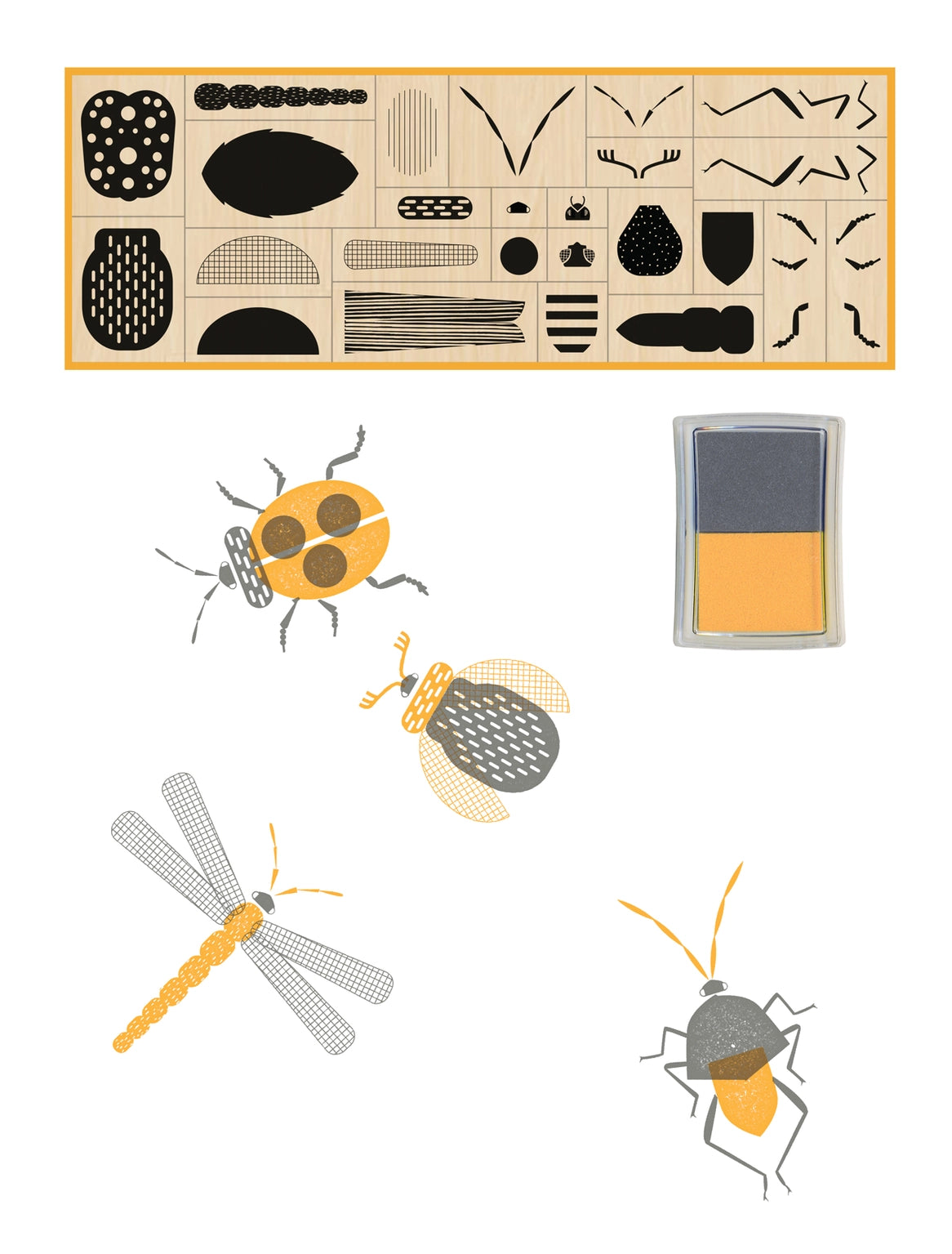 Stamp Bugs Set